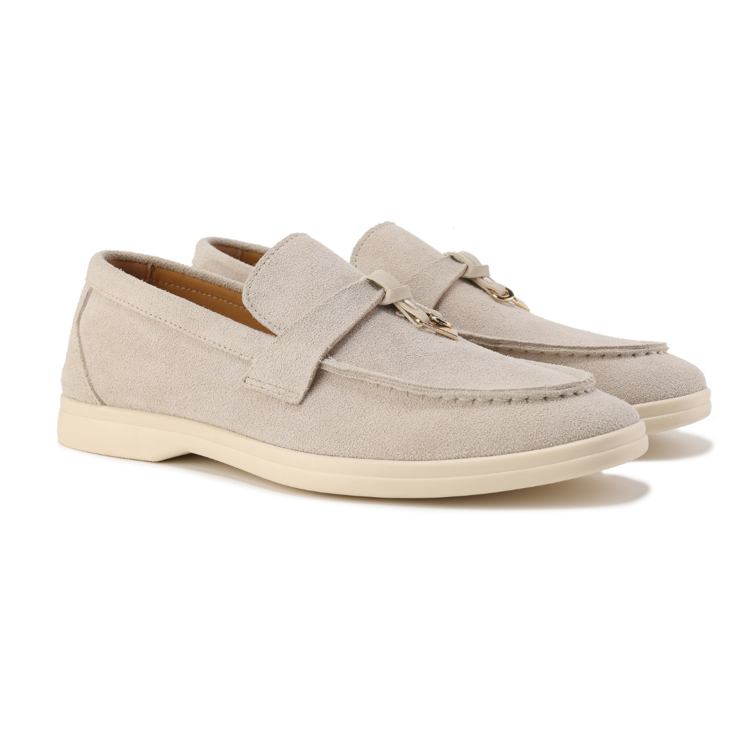 Maison Étoile™ | Mocassins en daim Old Money