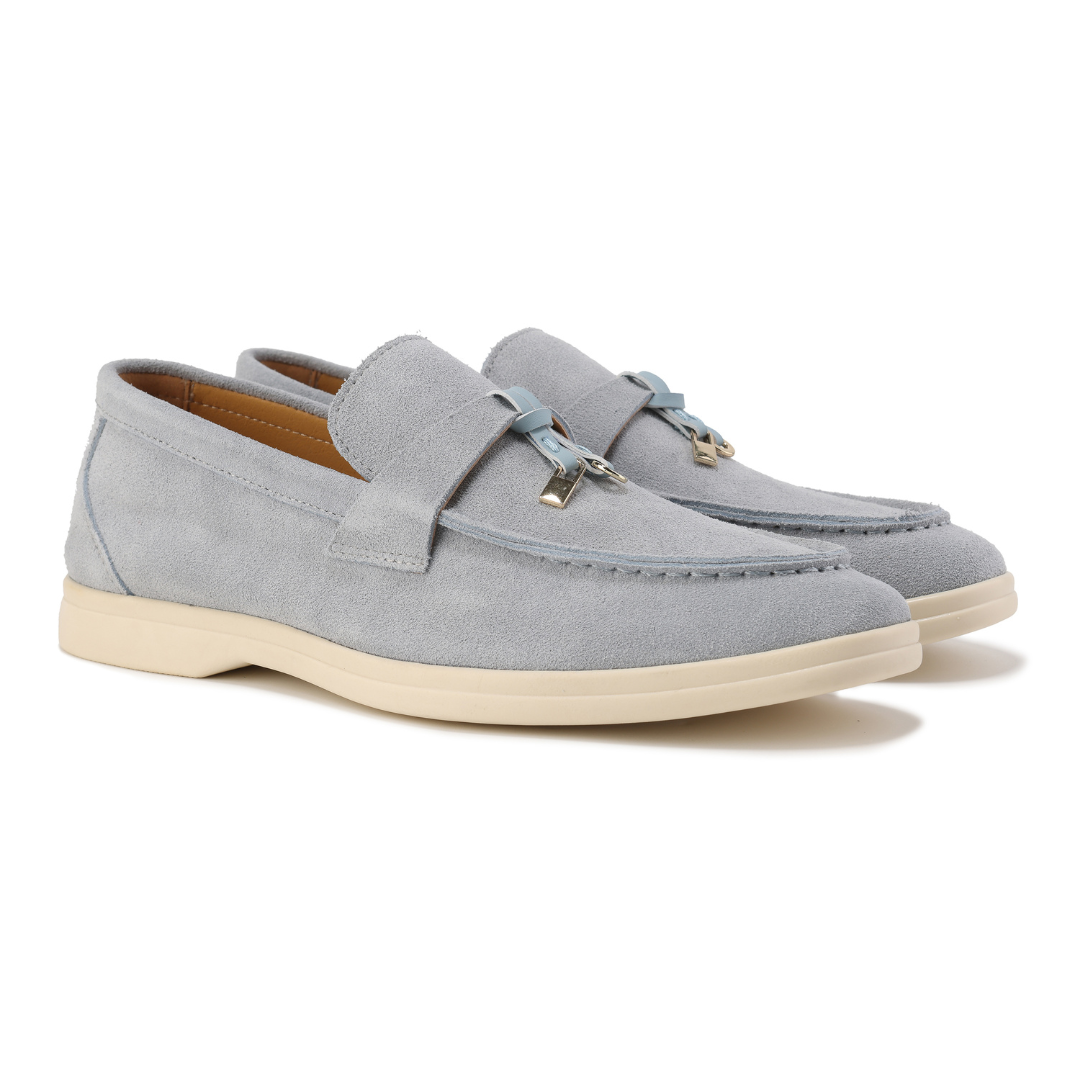 Maison Étoile™ | Mocassins en daim Old Money