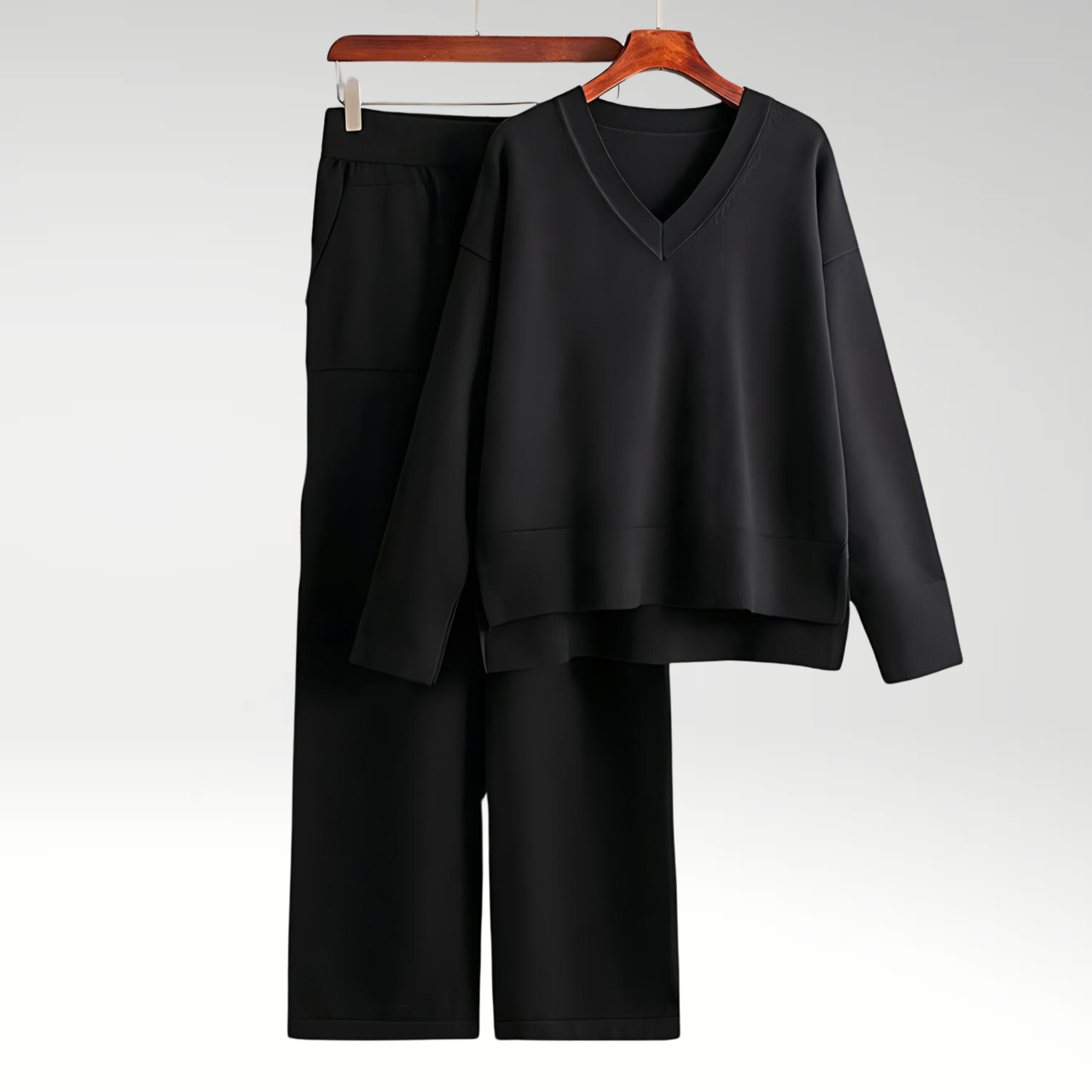 Maison Étoile™ | Luxe V-Neck Deux Pièces Luxe à col en V