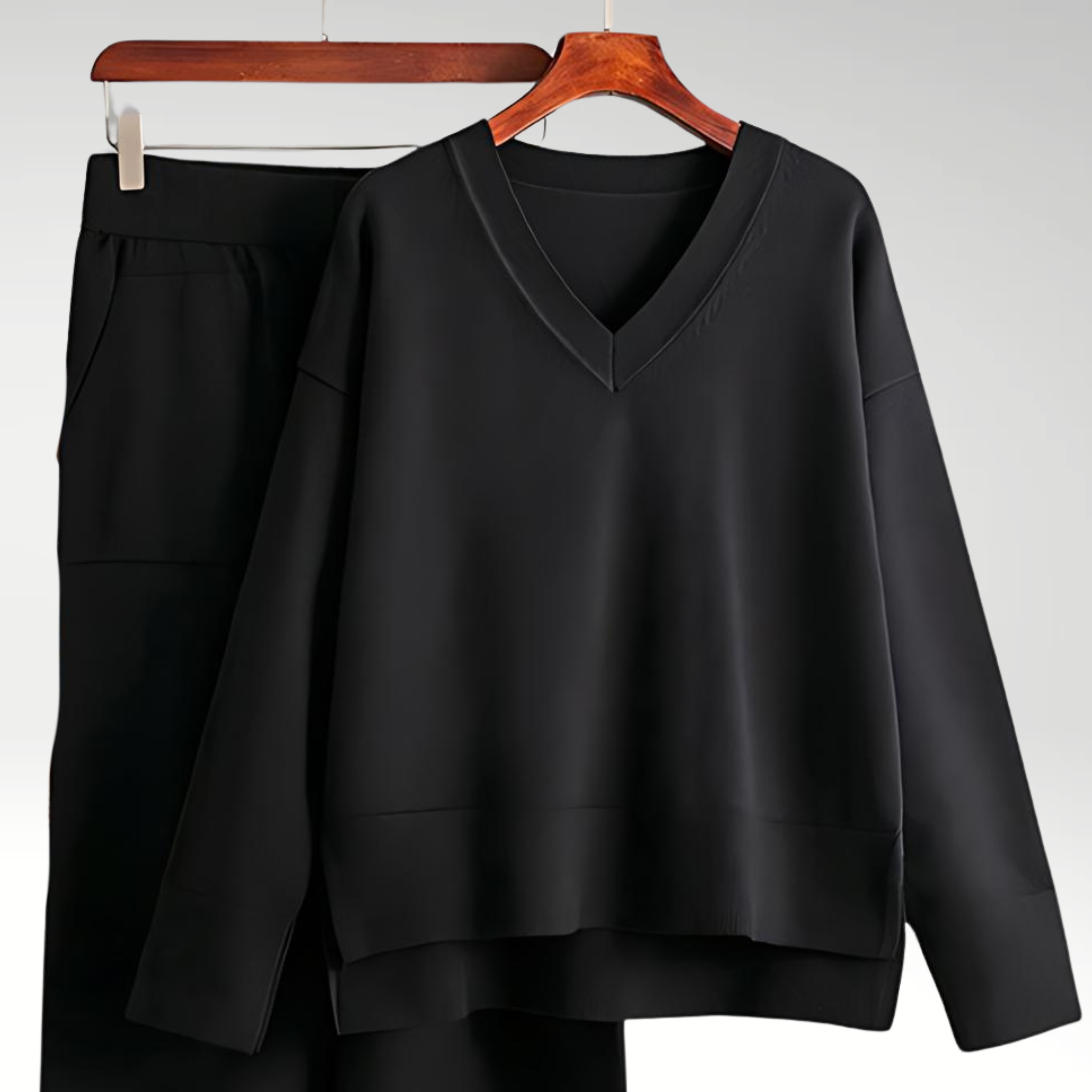 Maison Étoile™ | Luxe V-Neck Deux Pièces Luxe à col en V