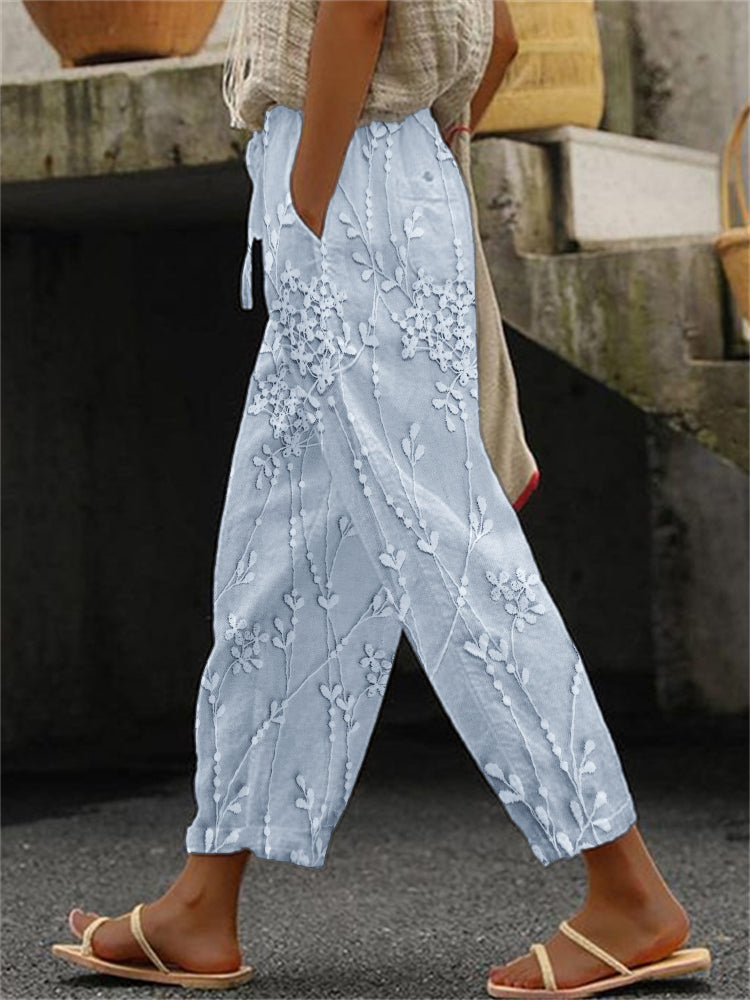 Aviora™ - Pantalon Imprimé Vigne