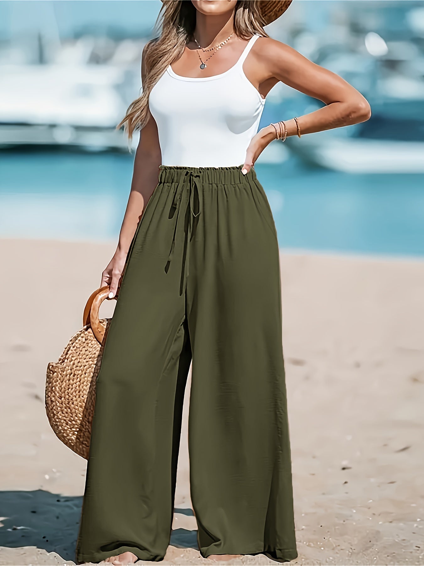 Maison Étoile™ | Pantalon Légèreté Taille Haute