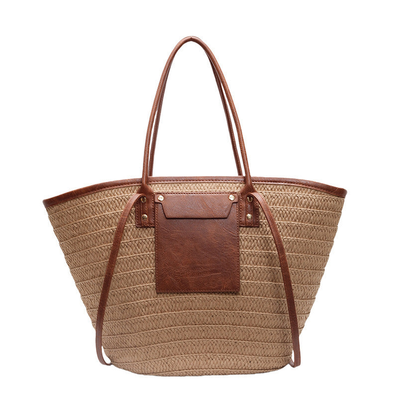 Maison Étoile™ | Fourre-tout en paille, parfait pour l’été