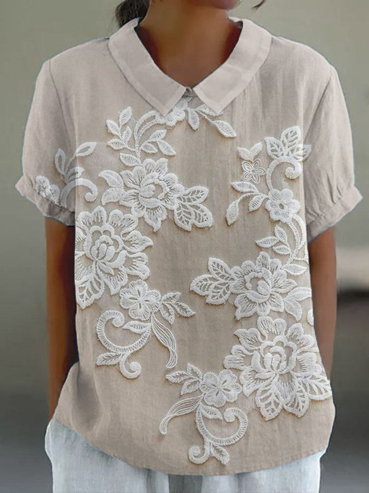 Clarette™ - Chemise Imprimée Vintage