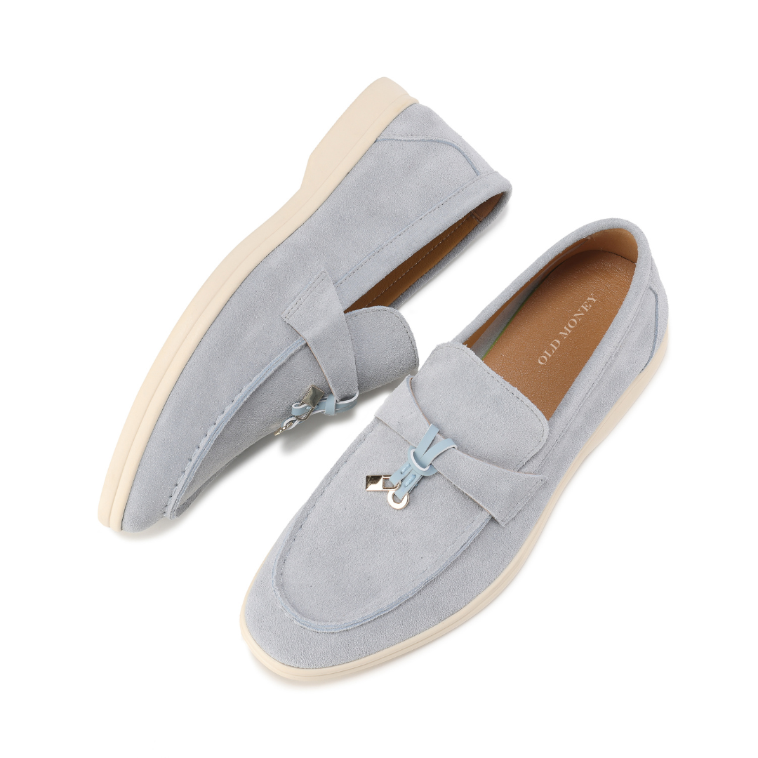 Maison Étoile™ | Mocassins en daim Old Money