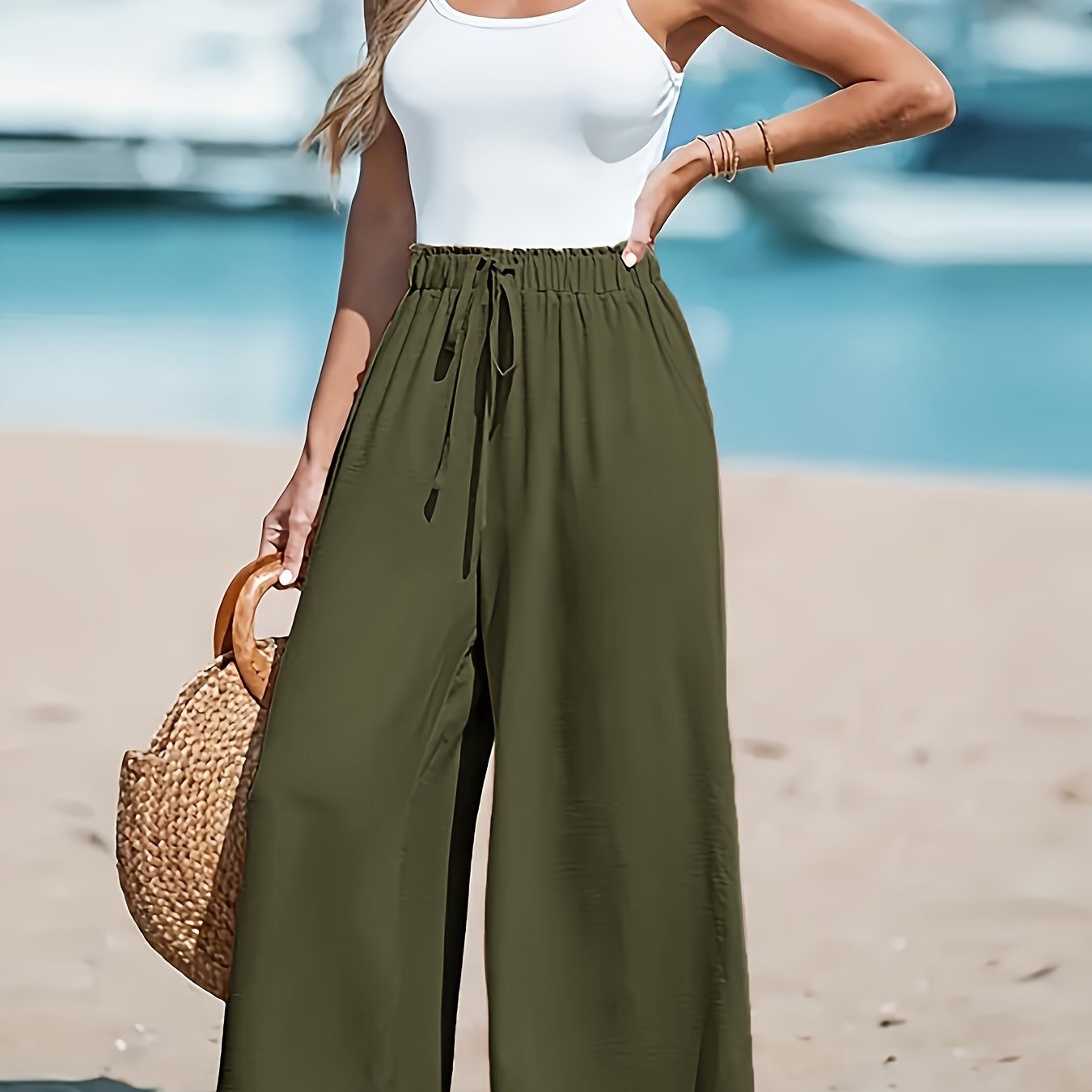 Maison Étoile™ | Pantalon Légèreté Taille Haute
