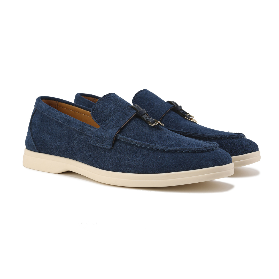 Maison Étoile™ | Mocassins en daim Old Money