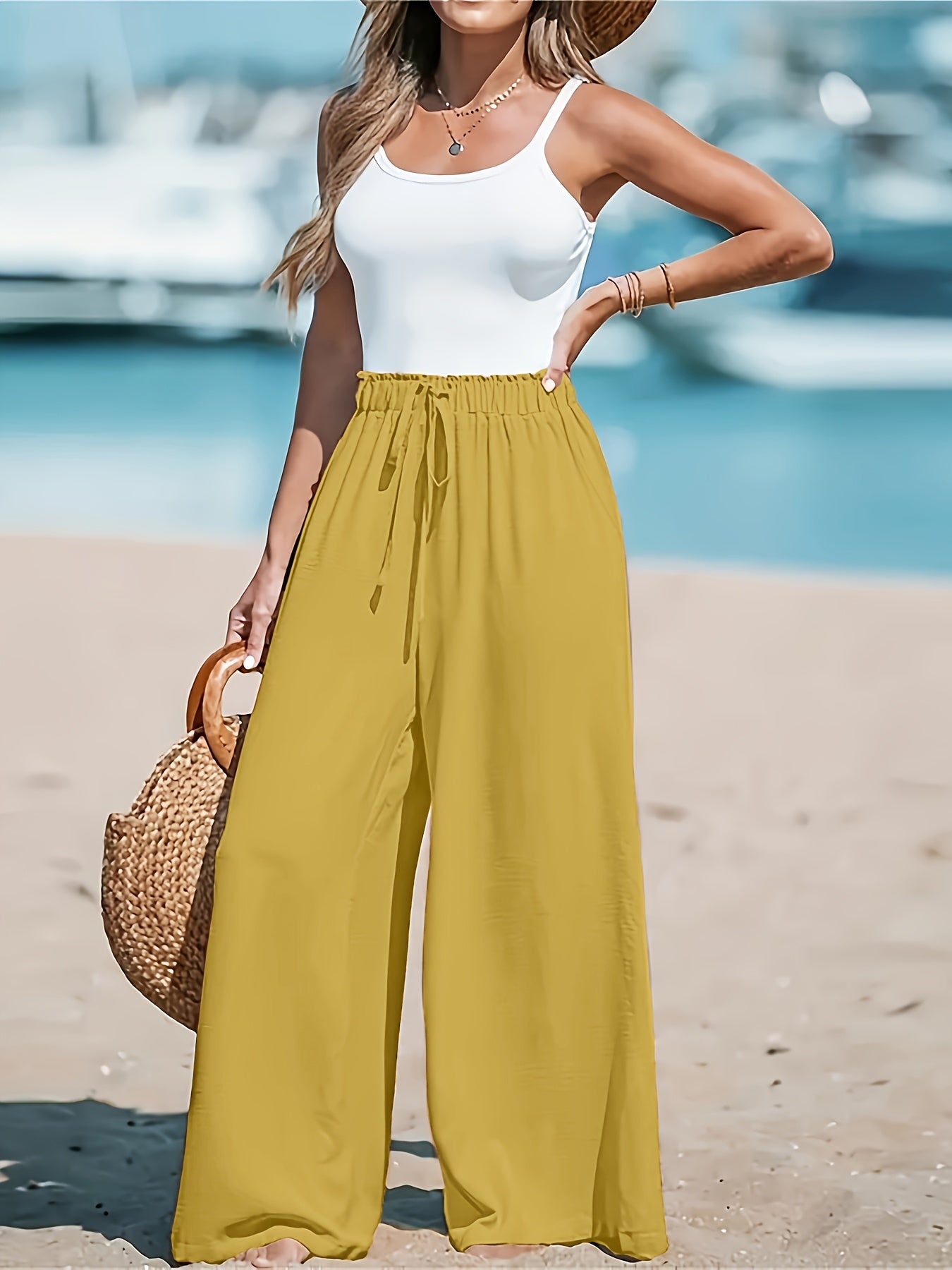 Maison Étoile™ | Pantalon Légèreté Taille Haute